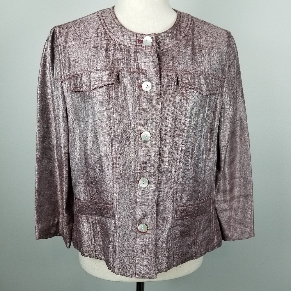Ruby Rd Irridesent Shacket 14P